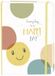 Hartung Notitieboek A5 met elastieken band - Every day is a happy day - 92 pagina's gelinieerd - semi harde kaft