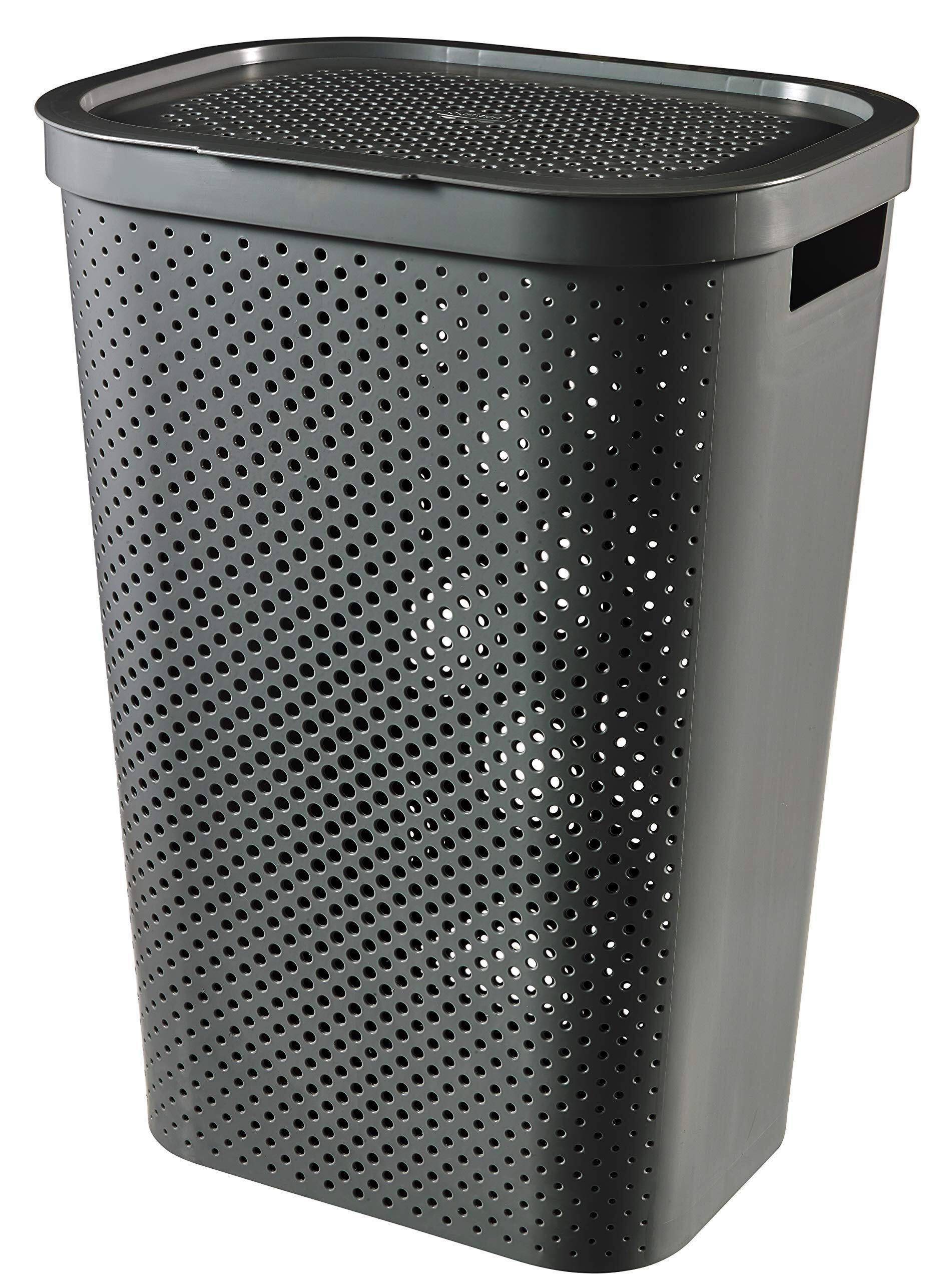 Curver Infinity Recycled Wasbox - 60L - Antraciet