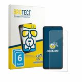 BROTECT Screenprotector 6 Stuks voor Hotwav A16 Pro Max Beschermglas Transparant