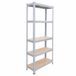 Merkloos Stellingkast - 180 x 75 x 30 cm - 875 kg - grijs