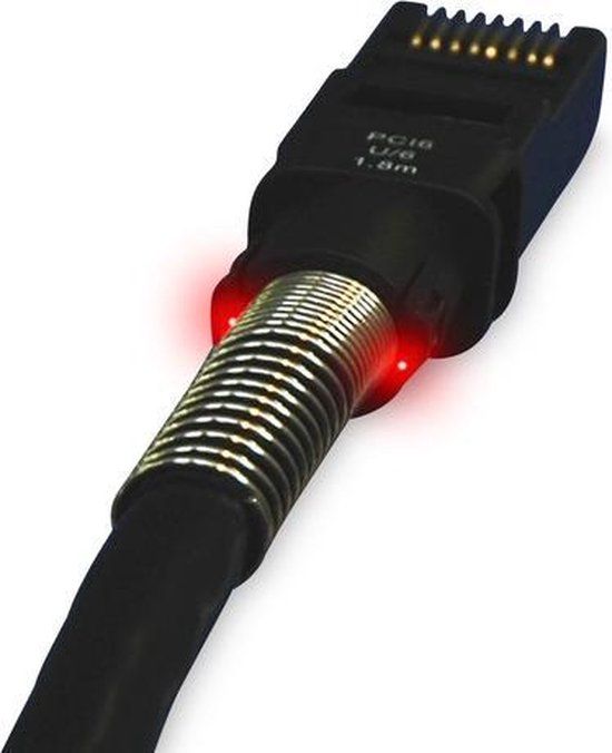 PatchSee 12.2m Cat 6A UTP Zwart