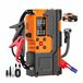 DRAGON ECOM INTERNATIONAL LIMITED Booster de démarrage automatique 120W 12V avec compresseur d'air – Gonfleur de pneus portable et banque d'alimentation 10000mAh, chargement Type-C, lampe d'urgence LED