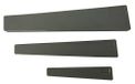 Fackelmann messen, beschermhoezen van ABS, grijs, 19,5 x 4 x 0,8 cm, 16 x 2,7 x 0,6 cm, 10 x 2 x 0,5 cm, 3 stuks