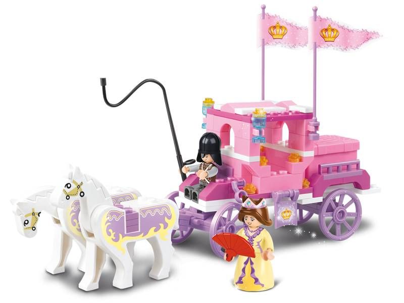 Sluban Koninklijke Koets - Roze