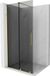 Mexen Velar paroi de douche coulissant 110 x 200 cm, graphite 8 mm, or
