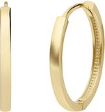 Lucardi Dames 14 karaat geelgouden oorringen 13mm