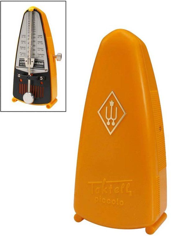 Wittner 830231 Taktell Piccolo Metronoom Oranje