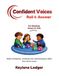 Confident Voices Rouleau et réponse Broché