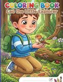 Leo the little explorer: A Fun Coloring Book for Kids