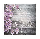 Homemania Wandfoto, motief: bloemen, voor woonkamer, slaapkamer, meerkleurig, 60 x 3 x 60 cm, HM20KNV60 x 60 – 282, polyester, hout
