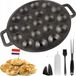 Pannenkoekenpan van gietijzer 24 cm met accessoires