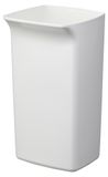 DURABLE Afvalbak, 40 liter, wit/grijs, deksel