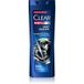CLEAR Men Deep Clean Anti-roos shampoo voor mannen, diepe reinigende formule met actieve kool, munt en drievoudige anti-roos, vitamine B3 en taurine, 360 ml - frisse hoofdhuid en sterk haar