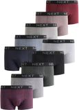 Next Hommes Lot de 10 boxers culotte en coton riche