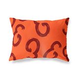 BonaMaison Oranje-Bordeaux Decoratieve Kussensloop, Kussenhoezen Bank, Decoratieve Kussenhoesjes, Kussensloop; Sofa, Slaapkamer, Kantoor, Auto 45x60 Cm - Ontworpen en vervaardigd in Turkije