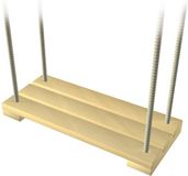 Intergard Balançoire Bois pour jeux d'extérieur
