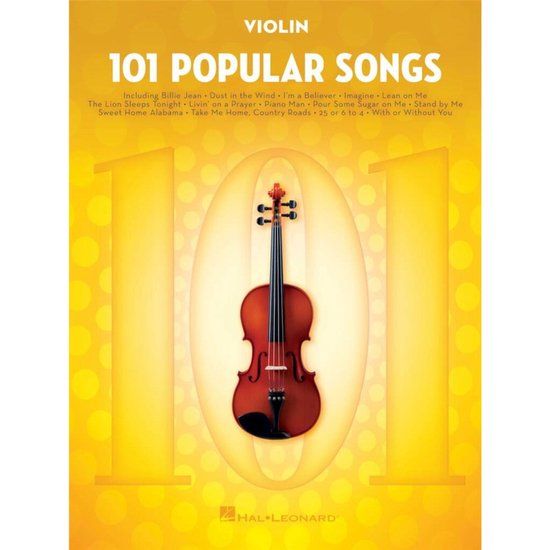 101 Hal Leonard 101 Popular Songs violin pop and rock hits