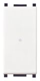 Vimar Plana wisselschakelaar 1P 10AX 250V~ axiaal verlichtbaar, knop vervangbaar, wit max. 100W voor lampen met geïntegreerd voorschakelapparaat (IEC 60669-1:2017)