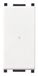 Vimar Plana wisselschakelaar 1P 10AX 250V~ axiaal verlichtbaar, knop vervangbaar, wit max. 100W voor lampen met geïntegreerd voorschakelapparaat (IEC 60669-1:2017)