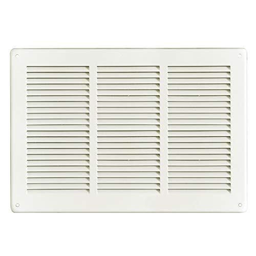 La Ventilazione Lüftungsgitter GL3424B-Y, 340x240 Mm, Weiß – Für Belüftung, Schallschutz & Raumklima