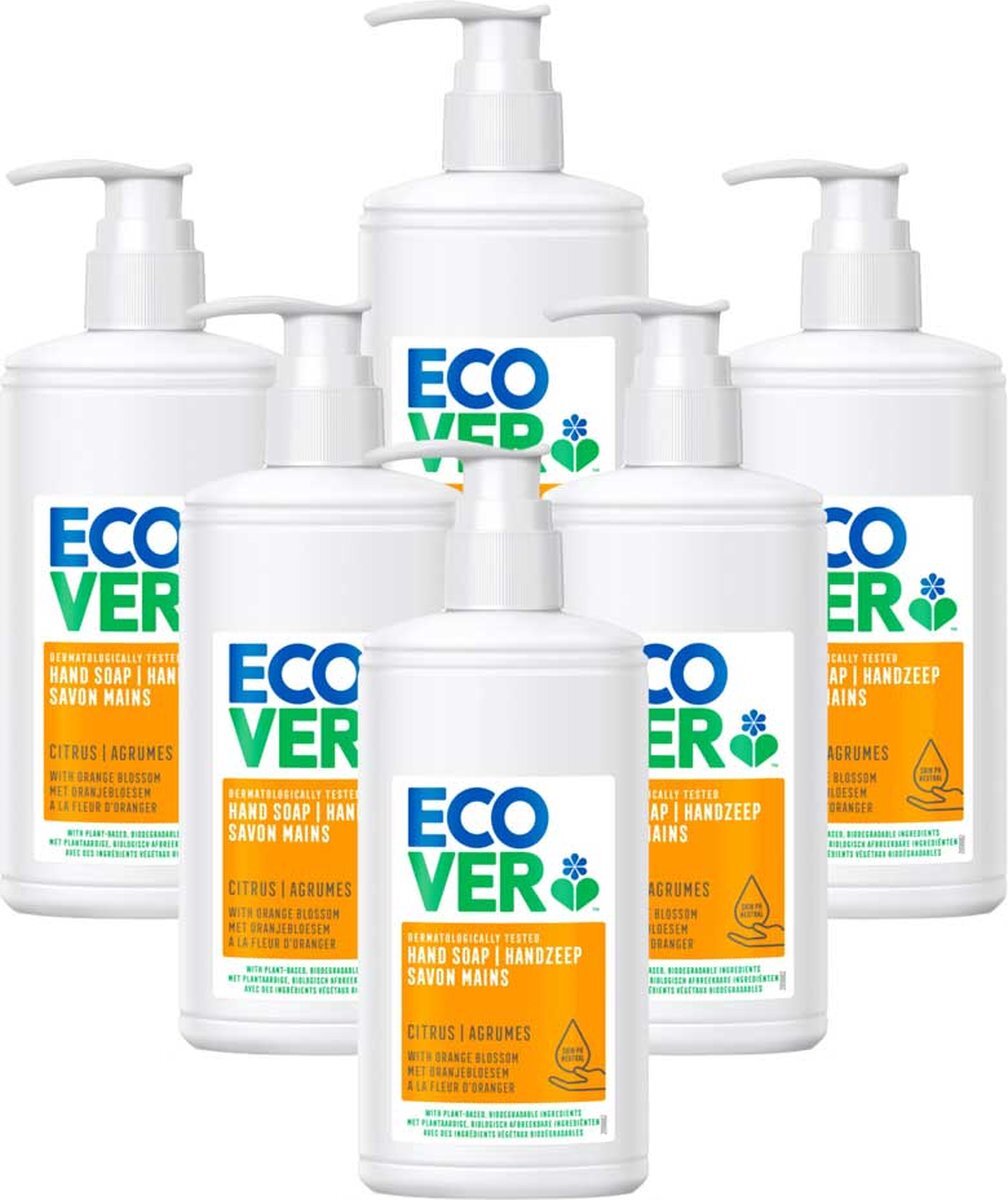 Ecover 6x Handzeep Citrus en Oranjebloesem 250 ml