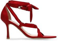 Sacha - Dames - Rode sandalen met hak - Maat 36