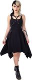Heartless Unpleasant Dreams Dames Midi-jurk - zwart - L
