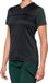 100% Ridecamp Jersey à manches courtes pour femmes - Charcoal/Forest Green