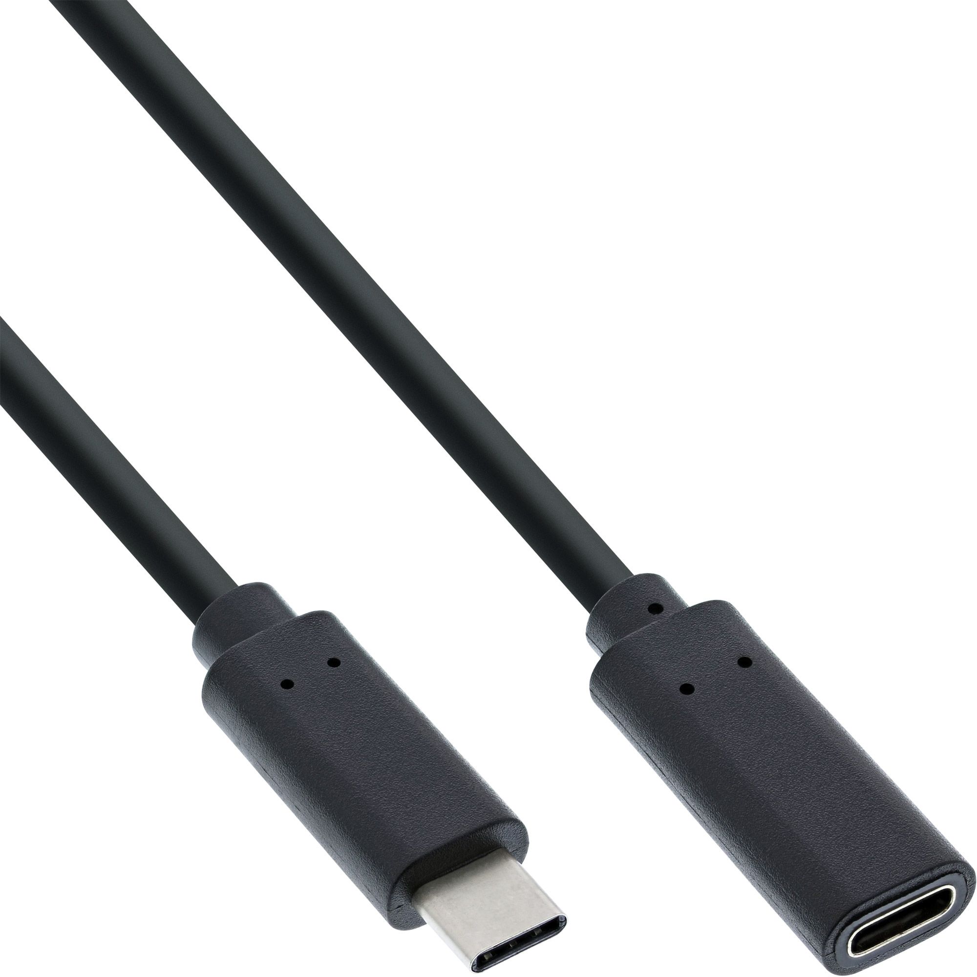 InLine 35776 USB-kabel USB 3.2 Gen 2 (3.1 Gen 2) 0,5 m USB C Zwart
