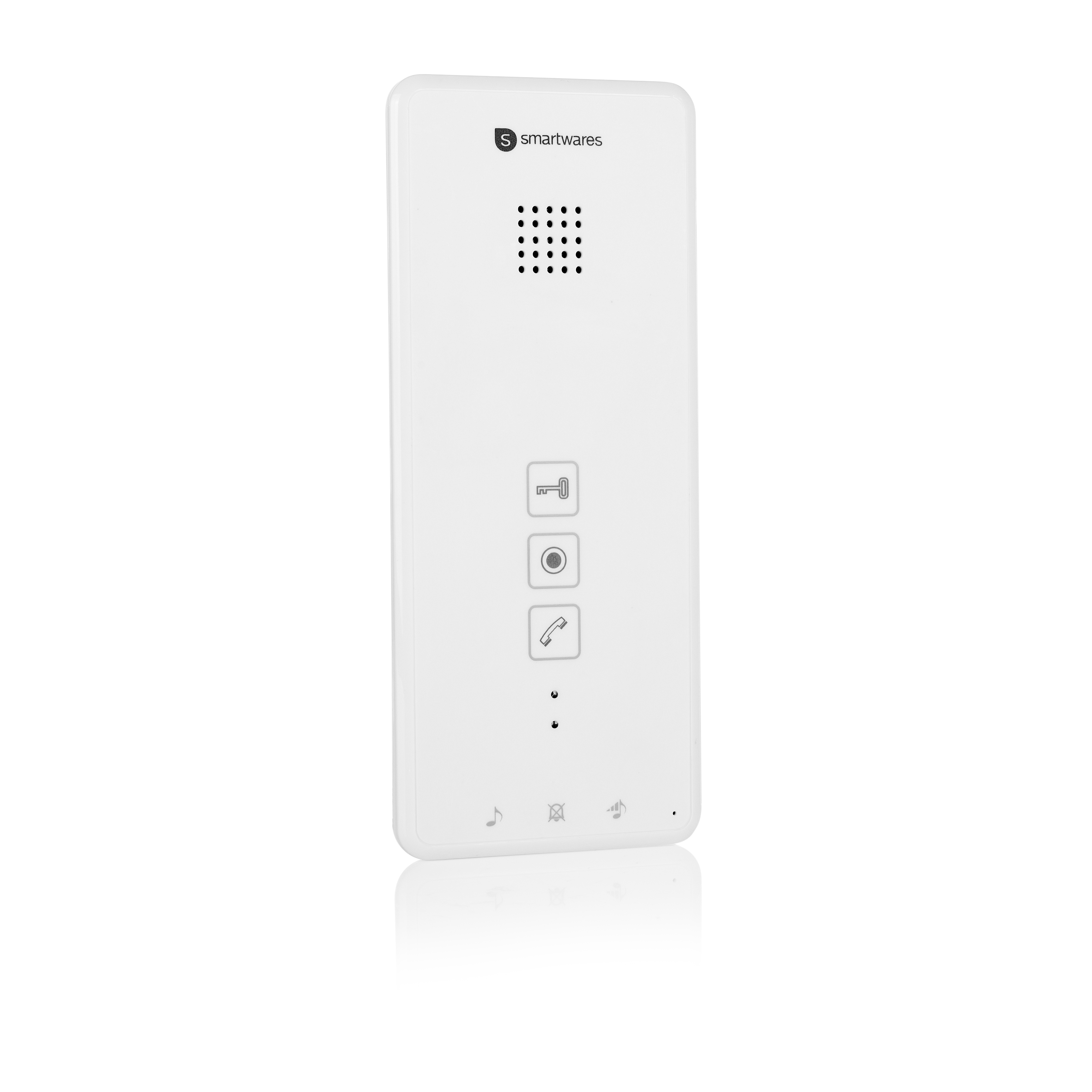 Smartwares DIC-21132 Audio intercom systeem voor 3 appartementen wit, aluminium