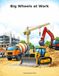 Big Wheels at Work: A Construction Vehicle Coloring Book for Kids Ages 4-8