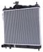 HELLA Radiateur de refroidissement moteur, avec ailettes de refroidissement soudées, dimensions 370 x 488 mm, adapté pour HYUNDAI GETZ