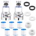 Filtre à eau Set de 2 avec 6 éléments filtrants en coton PP