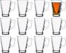 Pasabahce Verres à café/thé Ceylon - set 12x pièces - verre transparent - 250 ml