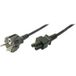 LogiLink - Câble d'alimentation - CEE 7/7 (M) vers IEC 60320 C5 - 250 V CA - 1,8 m - moulé - noir