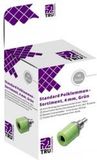 TRU COMPONENTS Assortiment laboratoriumconnectoren Bus, inbouw verticaal Groen 10 stuk(s)