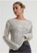 Urban Classics Dames Shirt met lange mouwen - gebroken wit - L