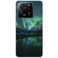 1001 coques Xiaomi 13T Aurores boreales bedrukt siliconen hoesje