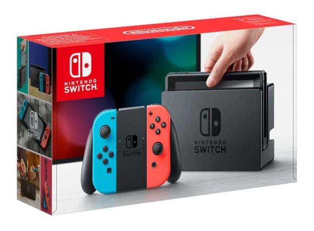 Nintendo Switch - 6.2" - 32GB - Zwart/Blauw/Rood