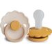 Frigg Frigg Daisy Sucette en silicone Camomille Miel 6M+ 2 pièces