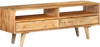 vidaXL Tv-meubel 110x30x41 cm massief mangohout