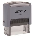 Genie S-402 Set de tampons auto-encrage noir/gris