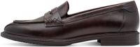 Tamaris Dames Loafer plat, bruin (mokka leer), 38