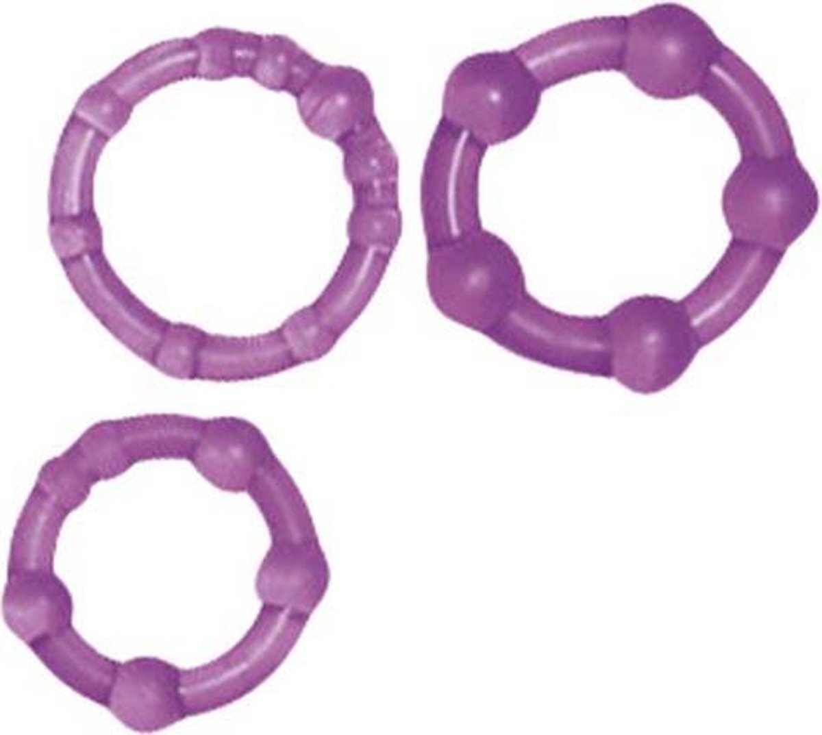 You2Toys cockring Set Get Hard - Paars - cockring