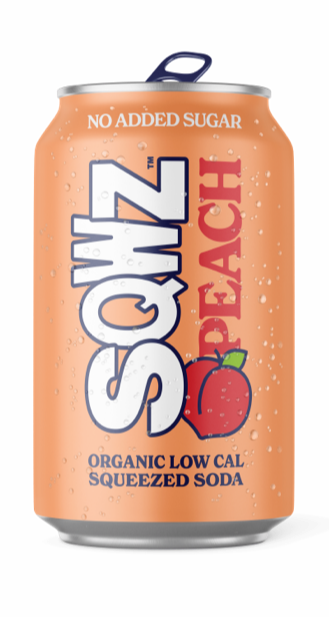 SQWZ SQWZ Peach Biologische Soda
