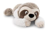 NICI 62489 Knuffelluiaard Izzy Icetumbler, 30 cm, beige, zacht pluchen dier, schattig knuffeldier om te knuffelen en te spelen, geweldig cadeau-idee voor kinderen en volwassenen