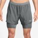 Nike Dri-FIT Stride 5 Inch Hybrid Shorts T. XL Vert Homme