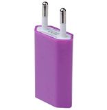 USB-adapter ZTE Axon 10 Pro USB-adapter stopcontact 1 poort AC oplader wit (5 V-1 A) universeel (violet)