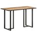 Table de salle à manger 120 cm bois de manguier brut