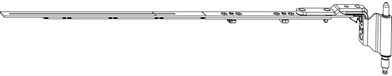 OEM Mammut Draaiband, 180 kg, verstelbaar, links, 12/20-13, staal, zilverkleurig